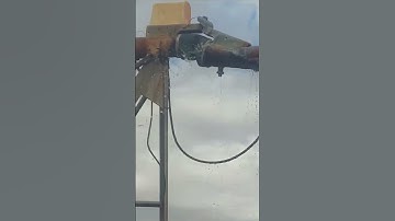 Irrigation tower pipe rubber boot leaking