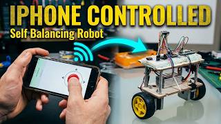 Self Balancing Robot with Arduino Nano | iPhone Remote Control DIY