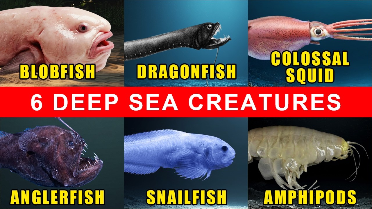 6 Deep Sea Creatures Explained - YouTube