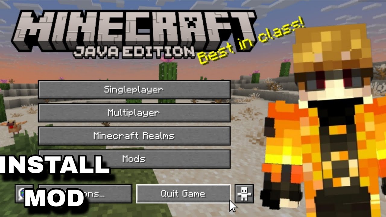How to install mod in minecraft mojo launcher and pooja launcher 🙂 ...