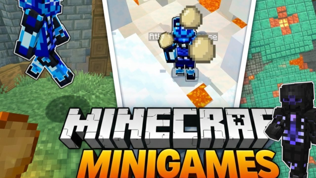 FUNNIEST Minecraft MINI GAMES COLLAB..