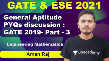 General Aptitude PYQs discussion: GATE 2019 Part-3 | EM | Aman Raj