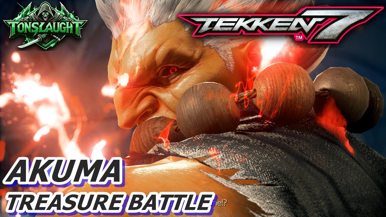 AKUMA 『悪魔』｜TEKKEN 7 『鉄拳7』｜TREASURE BATTLE 【Gameplay】【Playthrough】 - YouTube