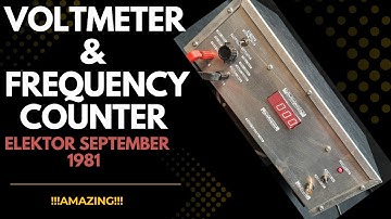 Elektor - Digital Voltmeter and Frequency Counter - September 1981