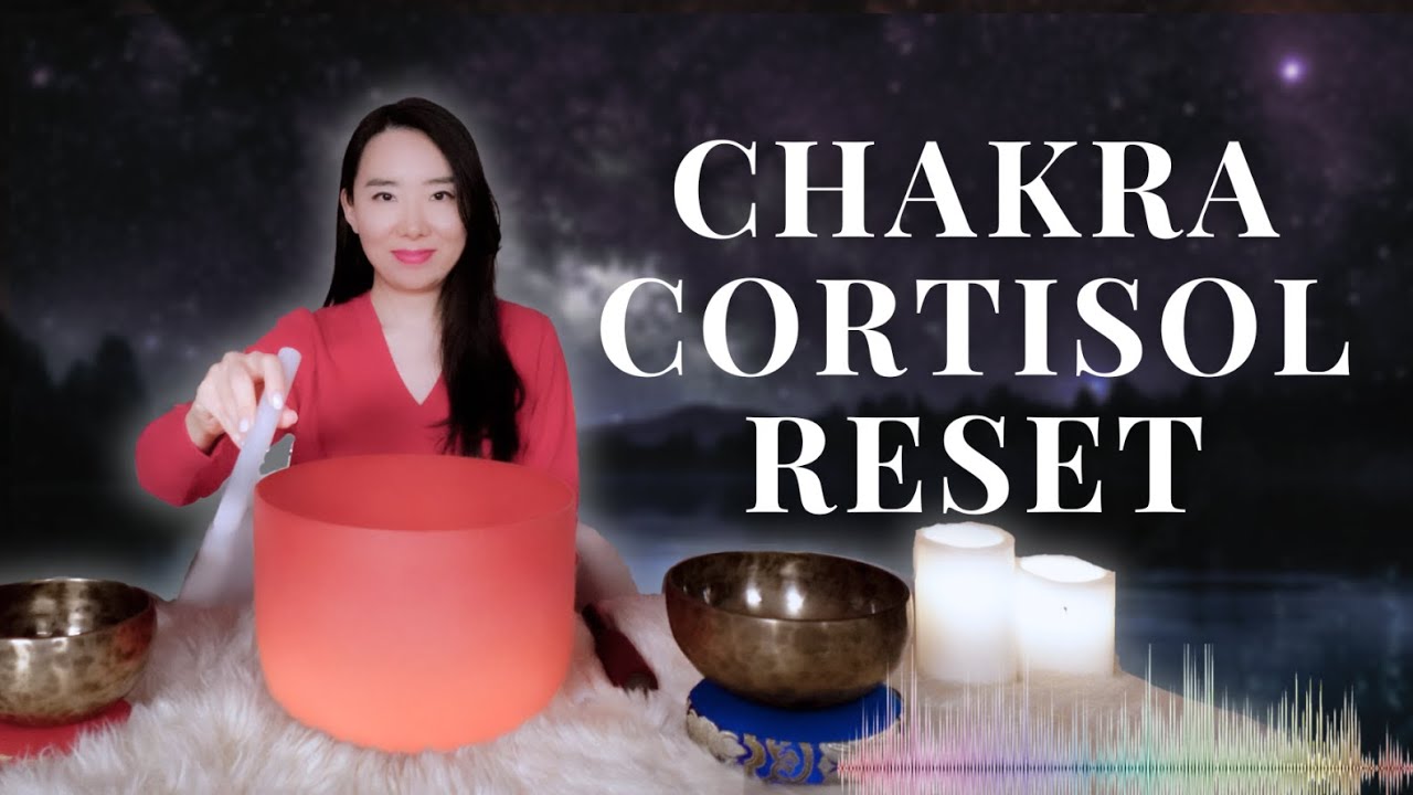 Sound Bath Meditation to Balance Chakras and Lower Cortisol Naturally