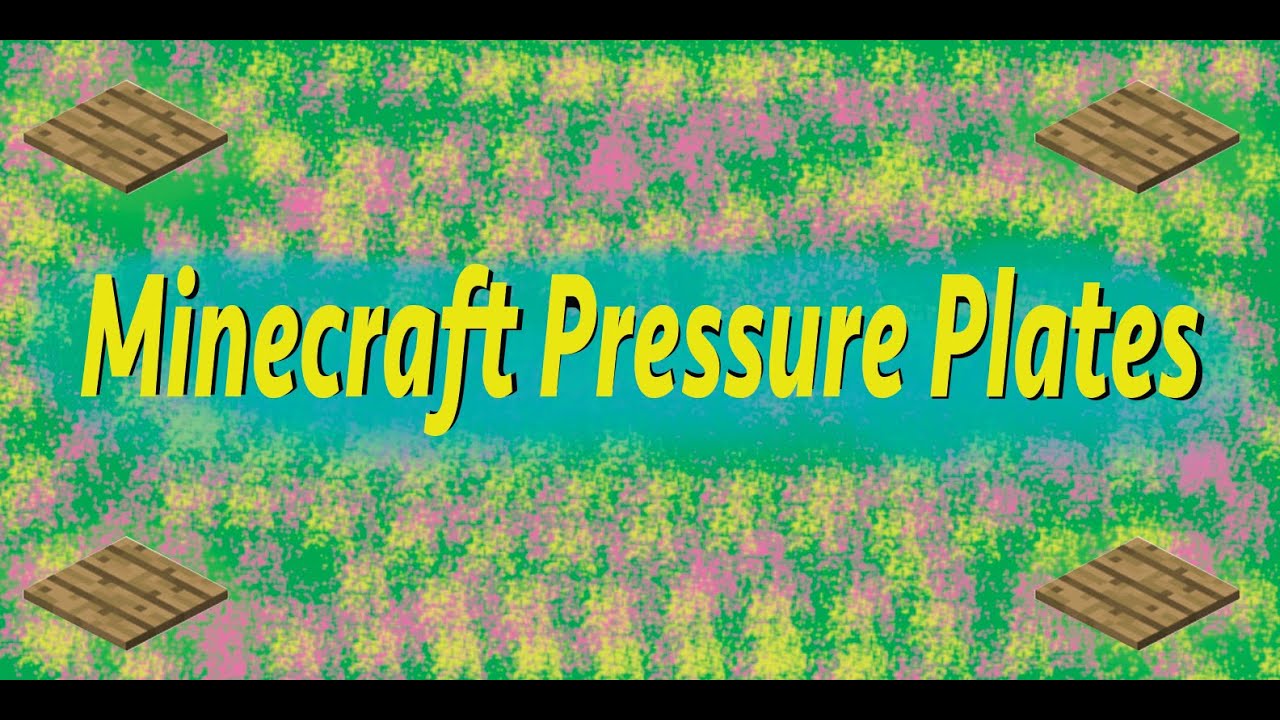 Minecraft Pressure Plates - YouTube