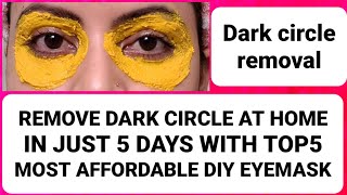 Remove dark circles at home in just 5 days with top5 most affordable DIY EYEMASK | RARA