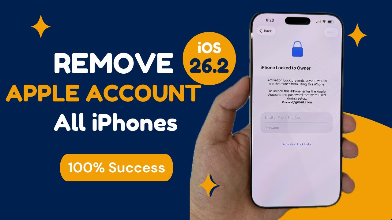 [iOS 26.2] Fix Apple Account on iPhone 16 Pro Max Locked To Owner ...