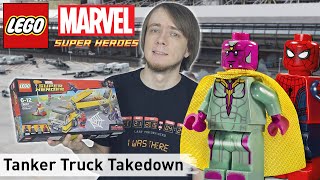 Лего LEGO Marvel Tanker Truck Takedown 76067 Brickworm