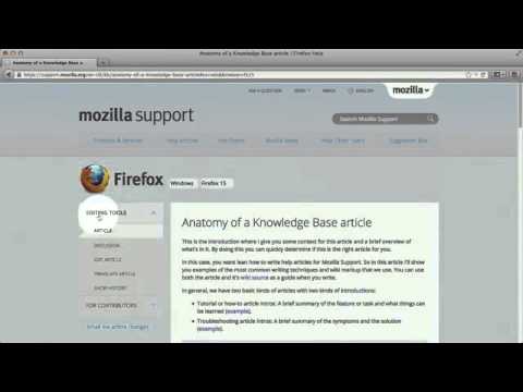 Anatomy of a Knowledge Base article