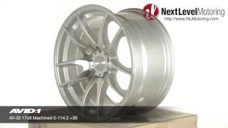 NLMotoring.com 360: Avid.1 AV-32 17x9 Machined 5-114.3 [+30mm]  AV3217905H30MF