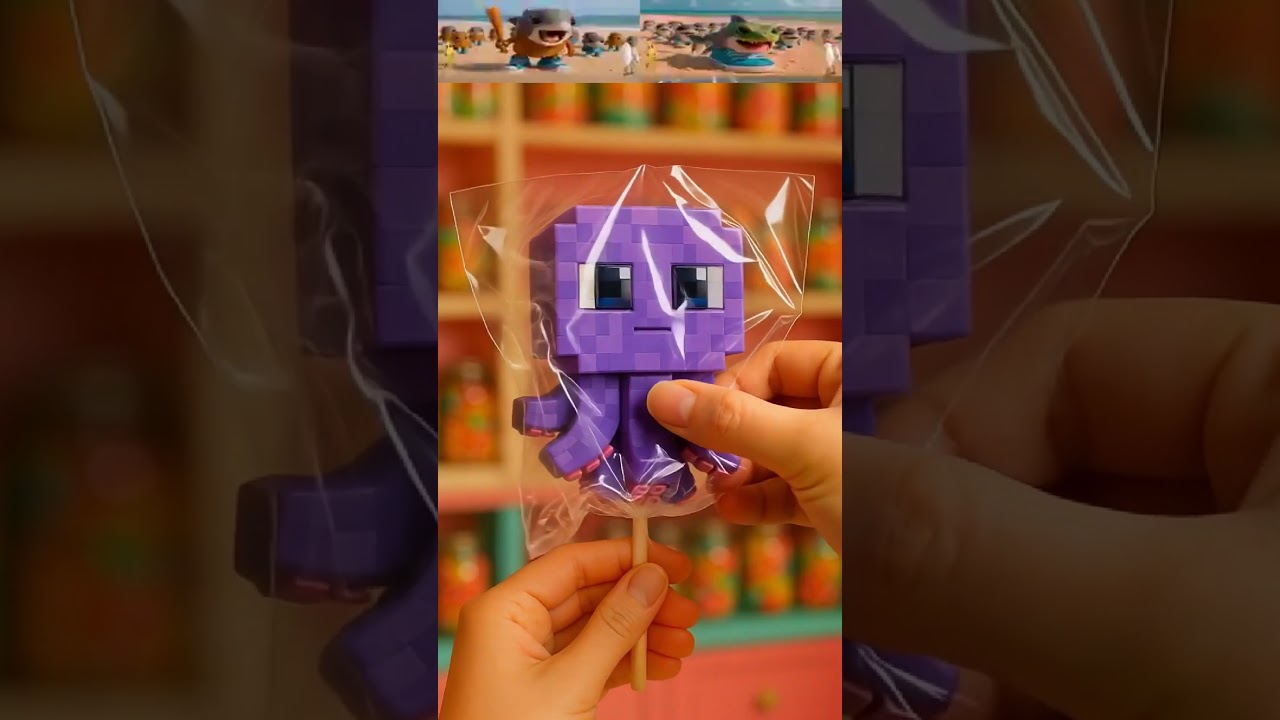 Unboxing Candy Minecraft x Blueberrinni Octopussini