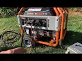 Generac XG8000e Generator Voltage and Speed Adjustment