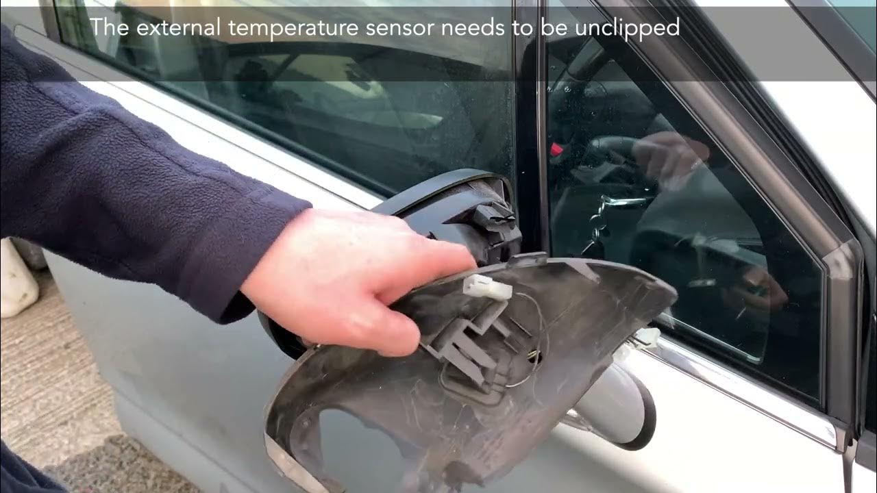 Citroen C4 wobbly mirror repair YouTube