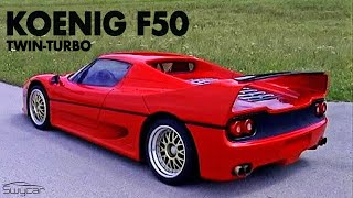 Ferrari F50 Twin-Turbo: безумие Кенига - SwySTORY