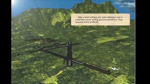 A320 CBT Navigation Radio Altimeter Presentation