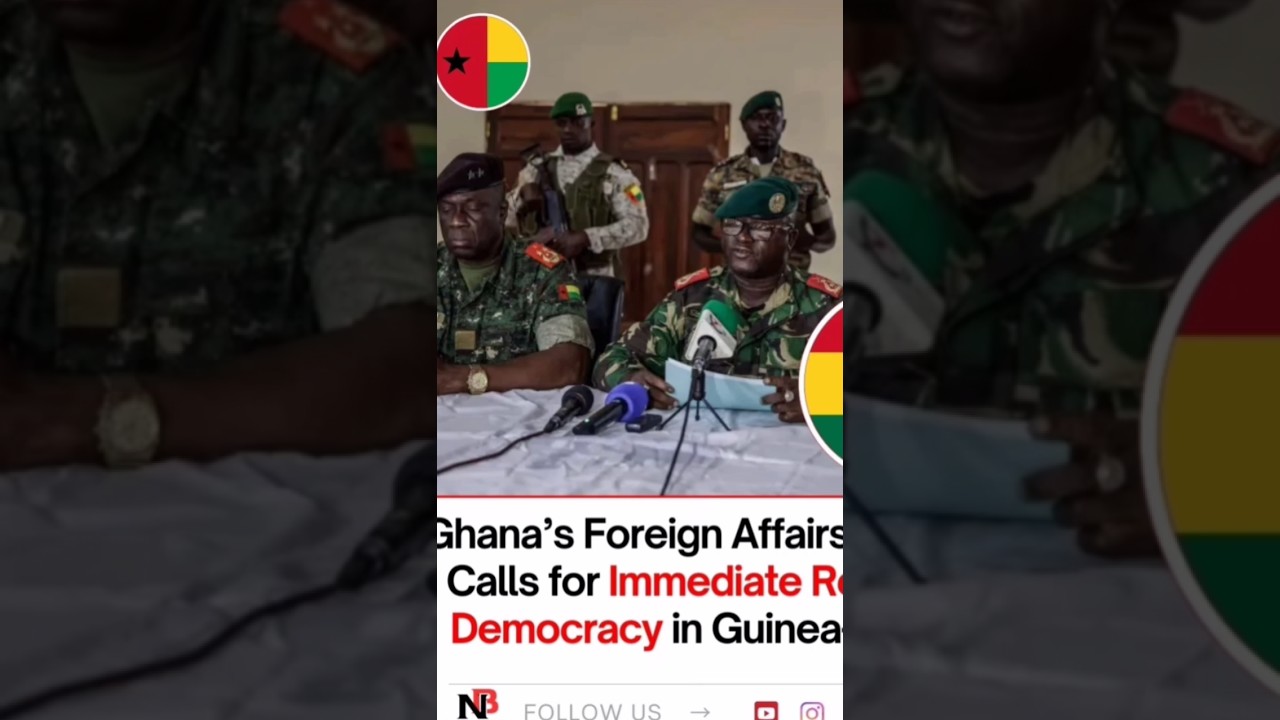 Miltary Coup D'état In Guinée-Bissau. Ghana Government Condemns The Act. Calls For Democracy Now.