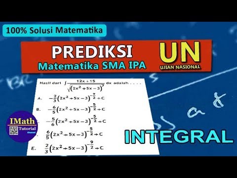 Prediksi Soal UN UNBK SMA Matematika IPA 2020 Menentukan Prediksi Soal UN UNBK SMA Matematika IPA 2020 Menentukan