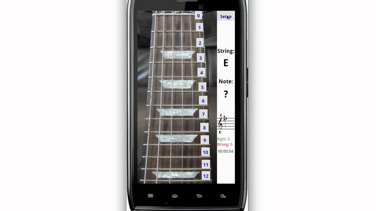 Electric Guitar Fretboard Addict A Fretboard Trainer App for Android