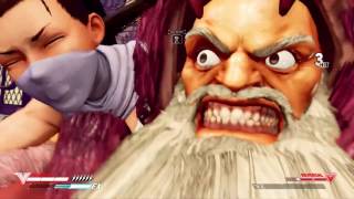 Ibuki gets caught in the Zangief Vortex
