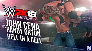 Wwe 2K19 John Cena Vs Randy Orton Hell In A Cell Match Ps4 Gameplay