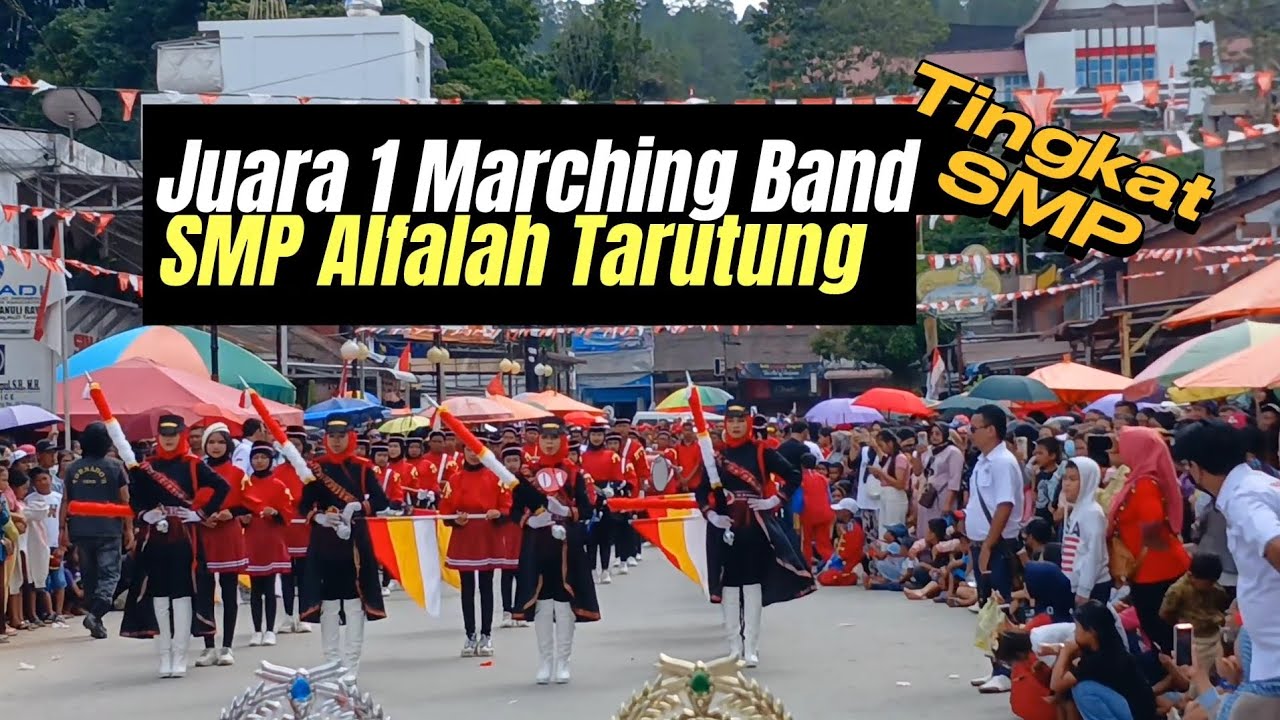 Pemenang Lomba Marching Band Tingkat SMP di Tapanuli Utara (SMP Alfalah) #marchingband #drumband