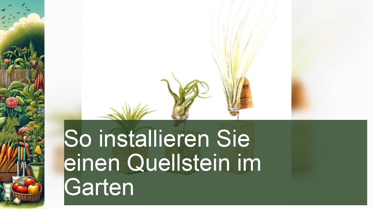 Quellstein im Garten installieren: So geht’s