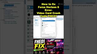 Graphics Card Not Supported Error FH20 Fix Forza Horizon 6 1