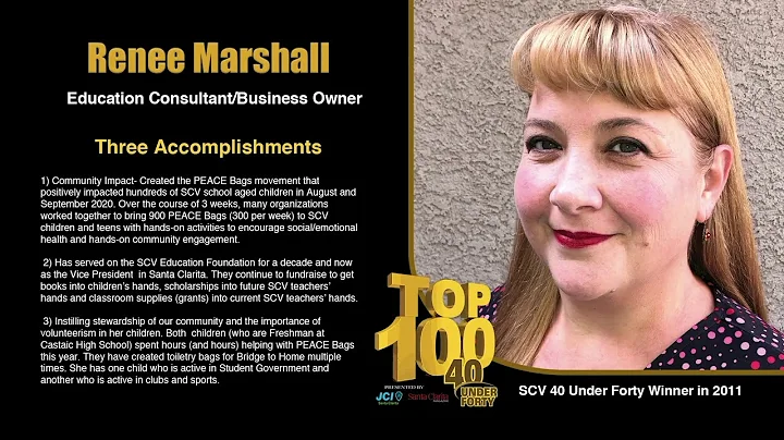 Renee Marshall Top 100 Winner