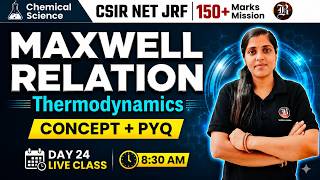 CSIR NET June 2026 Chemical Science | Maxwell Relation Most Asked Topic | Day 23 | Bansal Academy