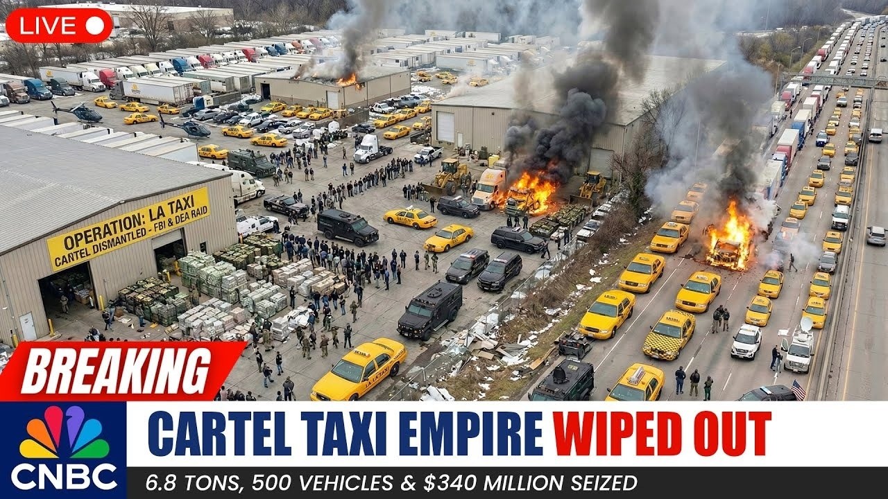 BREAKING: DEA & FBI RAID Los Angeles Taxi Empire — $340 MILLION in CASH & 500 Cars CONFISCATED!
