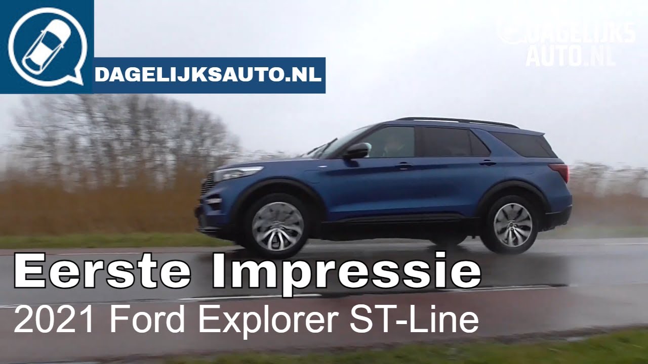 Ford Explorer St Line Phev Eerste Impressie Youtube