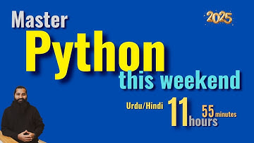 Python 101 Crash Course for Beginner Data Scientists | Learn Python in Urdu/Hindi (12 Hours)