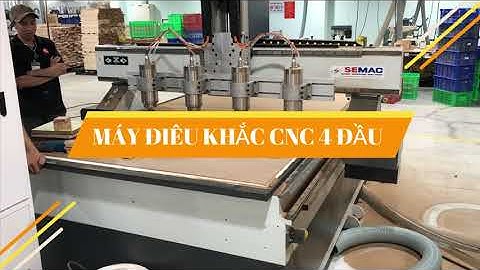 Máy Cnc Điêu Khắc Cnc 4 Đầu Đục - SFDWT 1325 | Quốc Duy Máy Chế Biến Gỗ