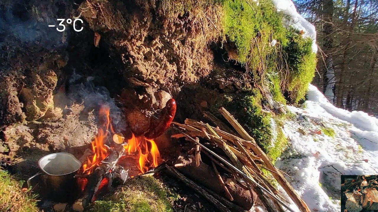 Alone in a Deep Forest at −3°C — Can Cotton and Vaseline Start a Fire?