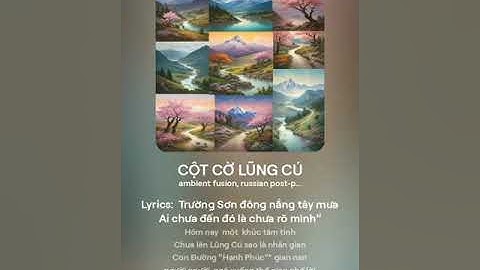 HÁT BÊN CỘT CỜ LŨNG CÚ văn sơn 1026, vanson1026,