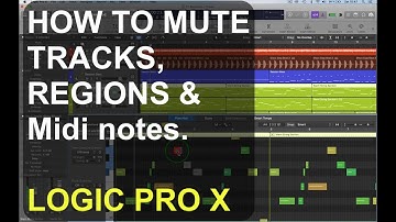 How to Mute : LOGIC PRO X : SINGLE FUNCTIONS