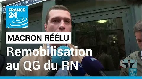 Législatives : opération remobilisation au quartier général du RN • FRANCE 24