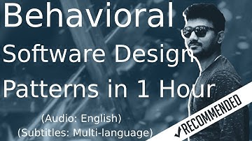 Behavioral Design Patterns | Software Design Patterns (Complete concepts in 1 Hour)