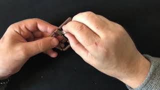 Hanayama Cast puzzle ABC Level 1