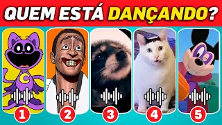 ADIVINHE QUEM TÁ DANÇANDO! Catnap, Pedro Pedro Pedro, Ha Cha Cha, Skibidi Toilet, Huh Cat, Grimace