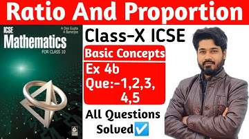 Ratio and proportion|| Solution ex-4b || Das gupta banerjee class10 icse