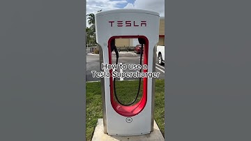 How to use a Tesla Supercharger. #tesla #modely #supercharger #electric