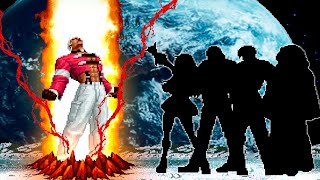 [KOF Mugen] D. Yashiro Rhythm vs Random Team