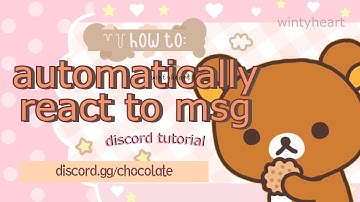 ♡ How to automatically react to messages using Dyno bot ♡ (discord tutorial)