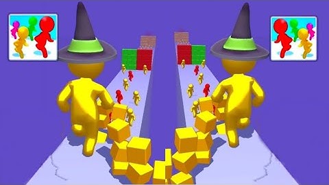 Color Run Stickman 3D||Gameplay (iOS & Android) Walkthrough part 17