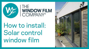 How To Install Solar Control Window Film. ☀️🌞🌝 Solar Film Fitting of High Reflective Silver