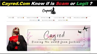 Cayred ! Cayred Reviews ! Cayred Com Reviews ! Cayred.Com Know if is Scam or Legit ?