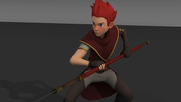 Spear Attack Animation