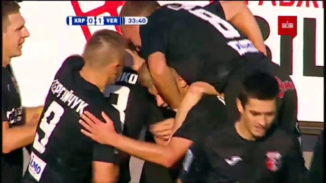Карпаты - Верес - 0:1. Видео гола Борзенко football score